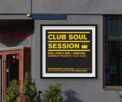 Club Soul Session, affisch