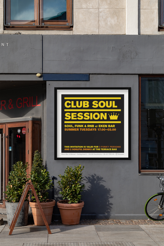 Club Soul Session, affisch